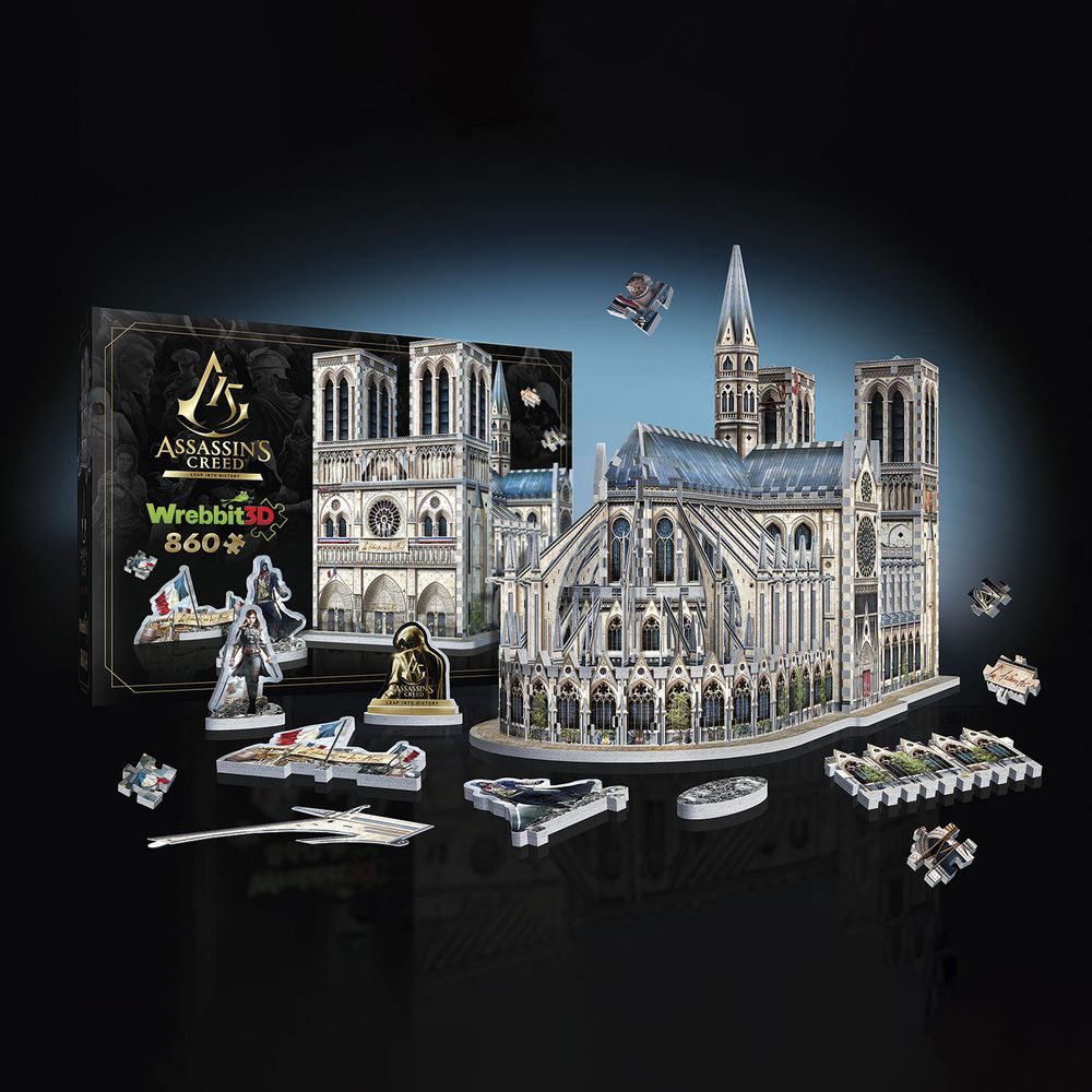 Jouets enfants - Assassin´s Creed Unity  Notre-Dame (860 pièces) - FOLKMANIS PUPPETS/JH-PRODUCTS