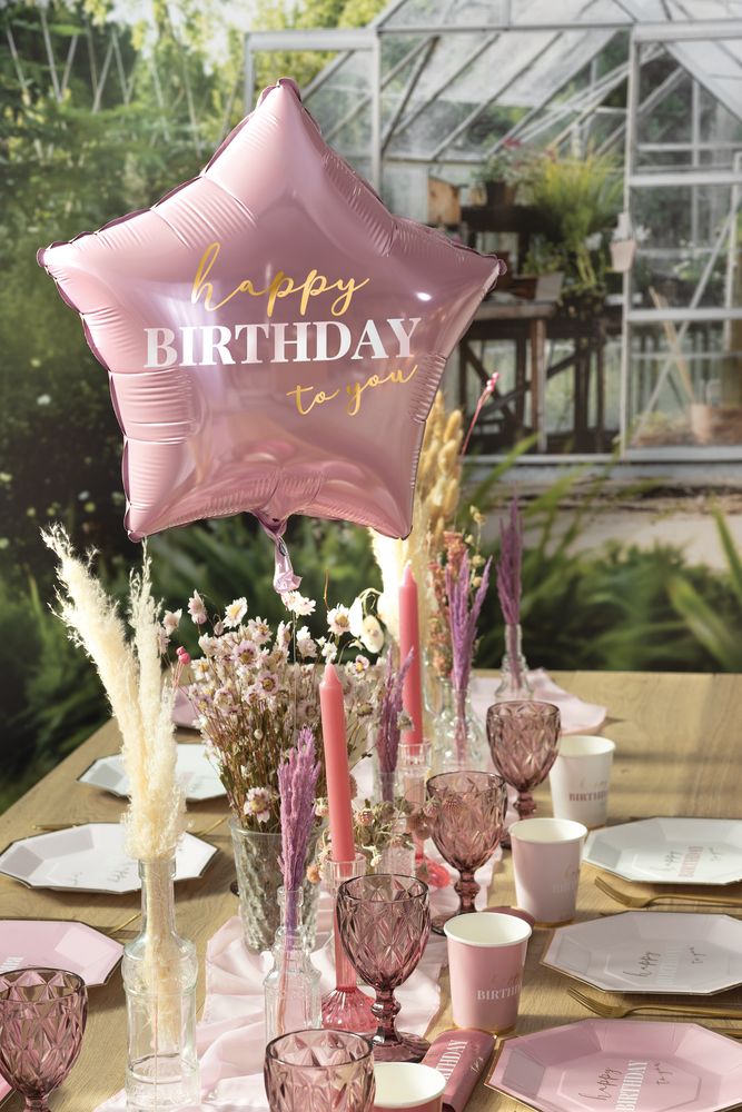 Everyday plates - Happy Birthday Pink - GIVI ITALIA S.R.L.