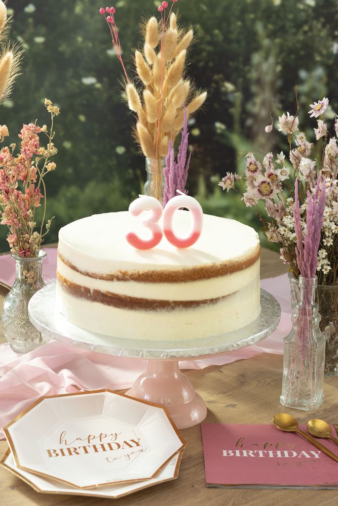 Everyday plates - Happy Birthday Pink - GIVI ITALIA S.R.L.
