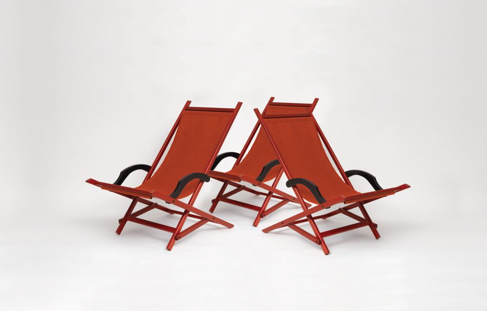 Lounge chairs for hospitalities & contracts - Rocking Deck Chair - Folding - DEVO DESIGN