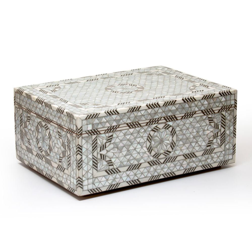 Objets personnalisables - Boîte damascène en nacre - DECORATION ONE