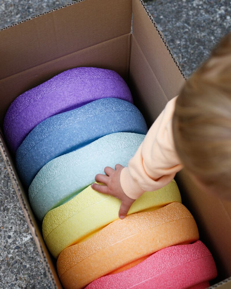 Jouets enfants - Stapelstein® Rainbow Set pastel - STAPELSTEIN