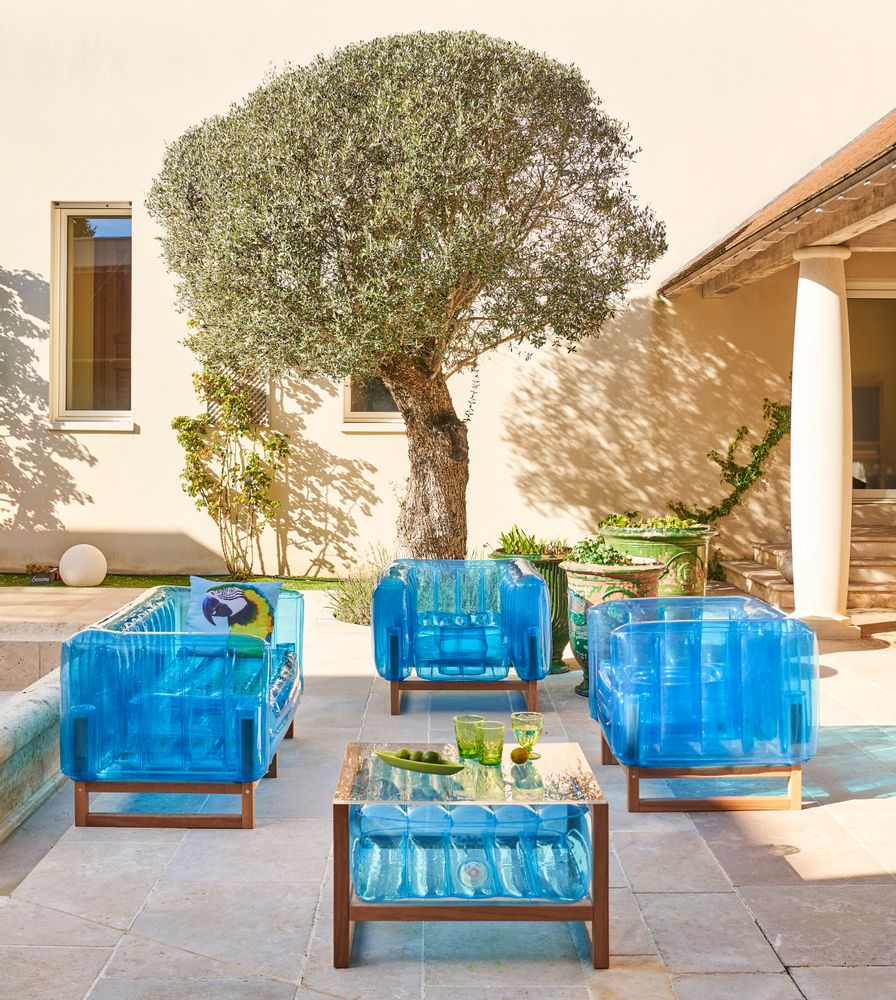 Sofas - YOMI| Blue sofa - Wood frame - MW DESIGNER FURNITURE