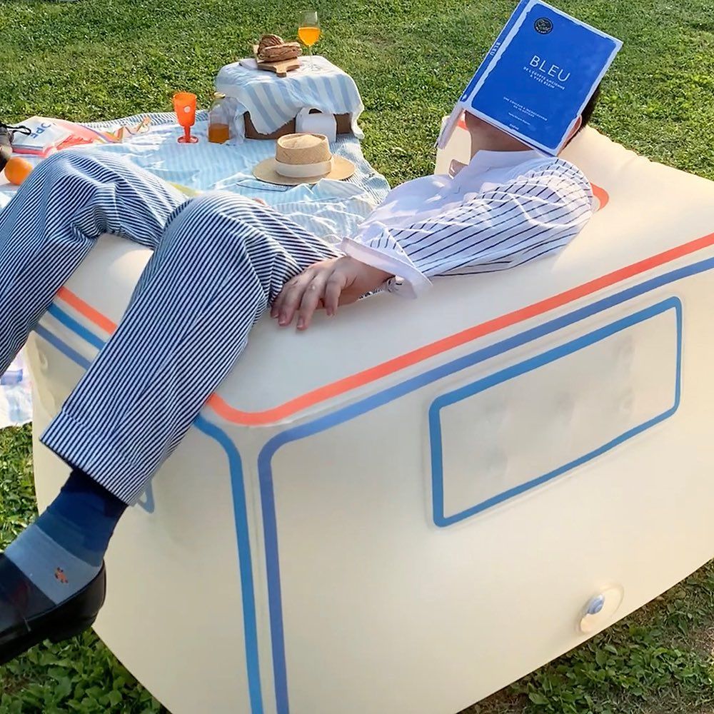 Canapés de jardin - Dreami Sofa : NÉON, MARINE, ABSTRACT - LIGHTREE