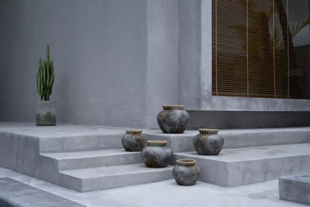 Vases - Le Vase Styly - Gris Antique - M - BAZAR BIZAR LIVING
