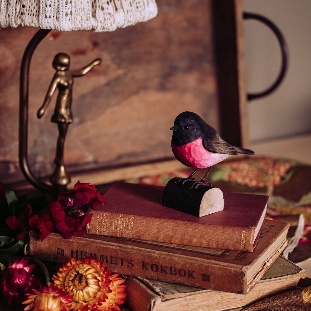 Objets de décoration - DecoBird Pink Robin - WILDLIFE GARDEN