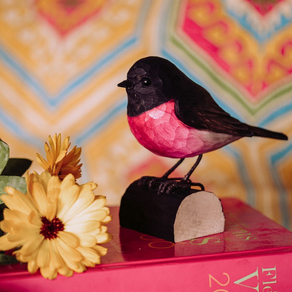 Objets de décoration - DecoBird Pink Robin - WILDLIFE GARDEN