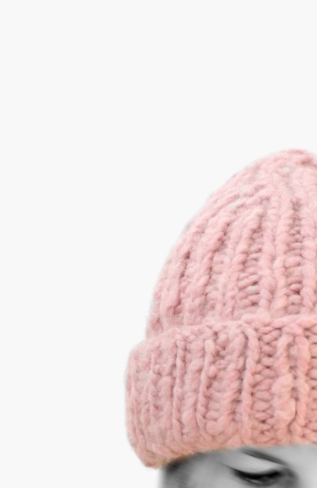 Hats - Pure Cashmere Fold-Up Hand Knit Hat - #668 H-CBR - KARAKORAM ACCESSORIES