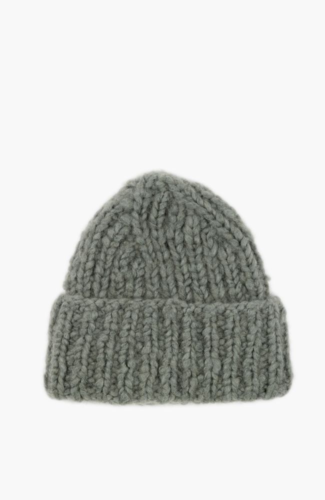 Hats - Pure Cashmere Fold-Up Hand Knit Hat - #668 H-CBR - KARAKORAM ACCESSORIES