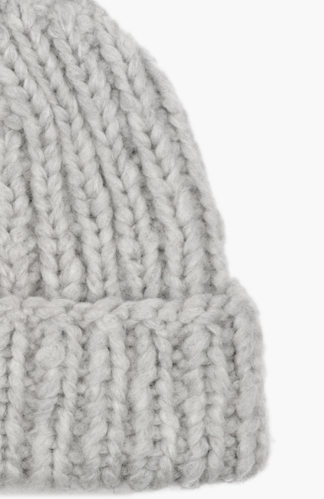 Hats - Pure Cashmere Fold-Up Hand Knit Hat - #668 H-CBR - KARAKORAM ACCESSORIES
