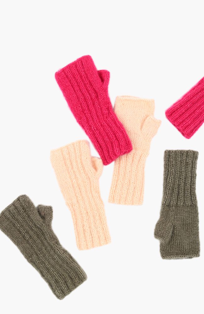 Apparel - Hand Knit Mohair Hand Warmers - #004 HW-M - KARAKORAM ACCESSORIES