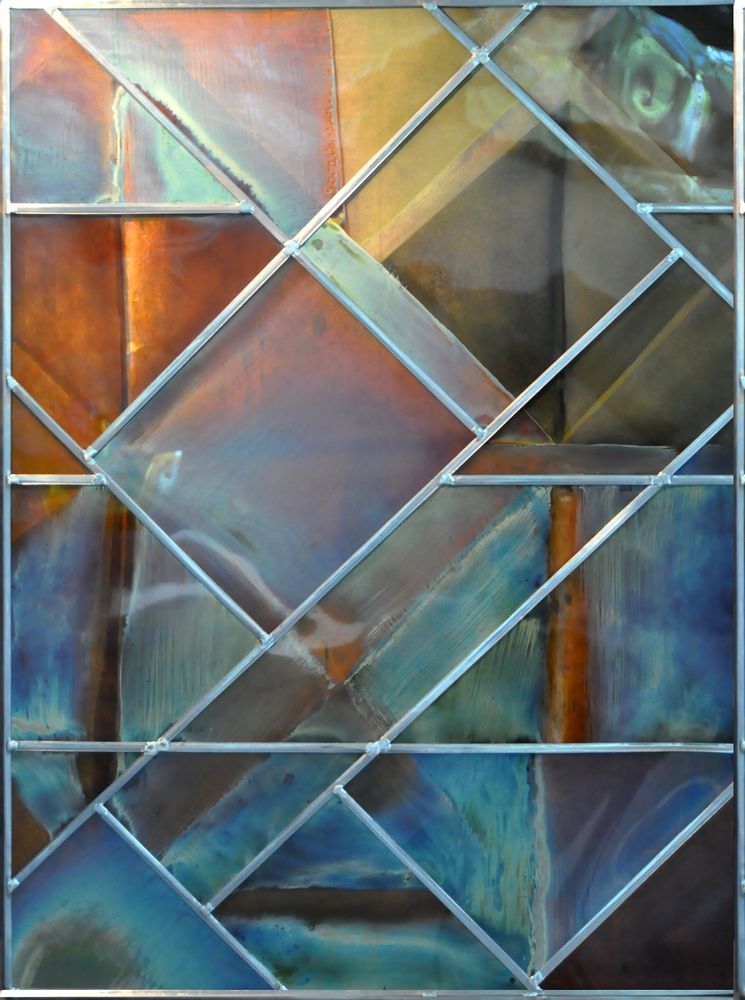 Stained glass decoration - Stained Glass Wall Decor - JLA-VITRAIL CONTEMPORAIN