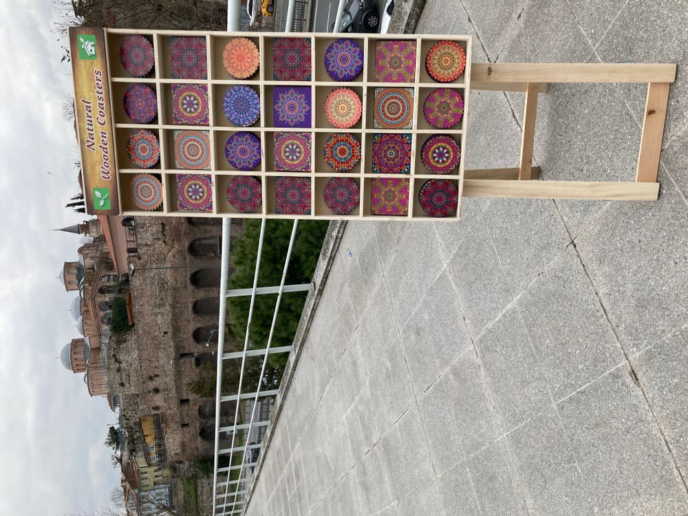 Décorations pour tables de Noël - Wooden Coaster and Incense Holder - WOOD ART IST