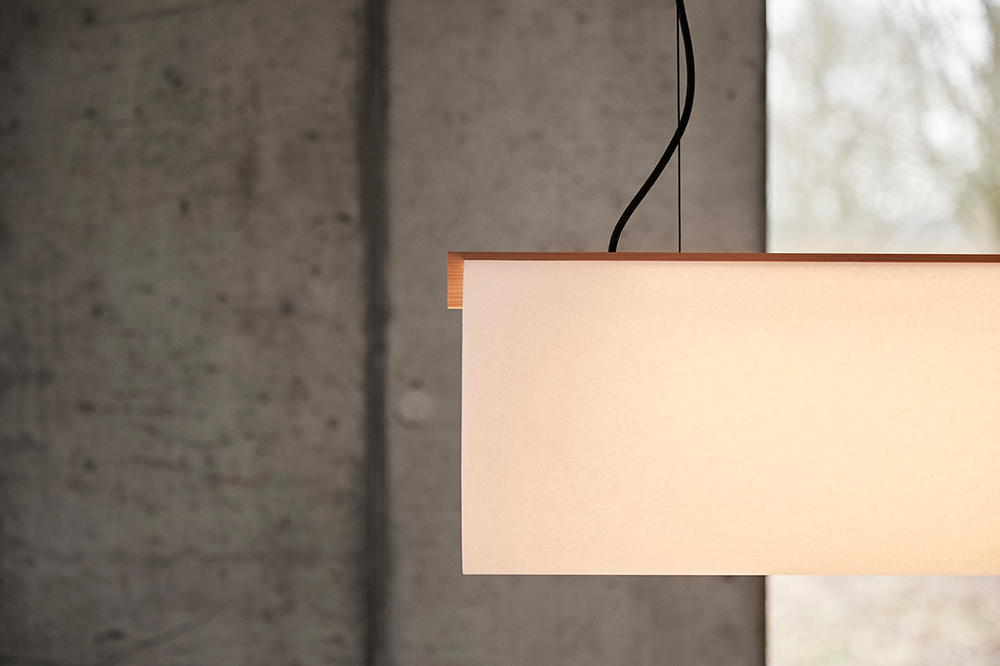 Ceiling lights - ENSO pendant natural oak - MOTARASU