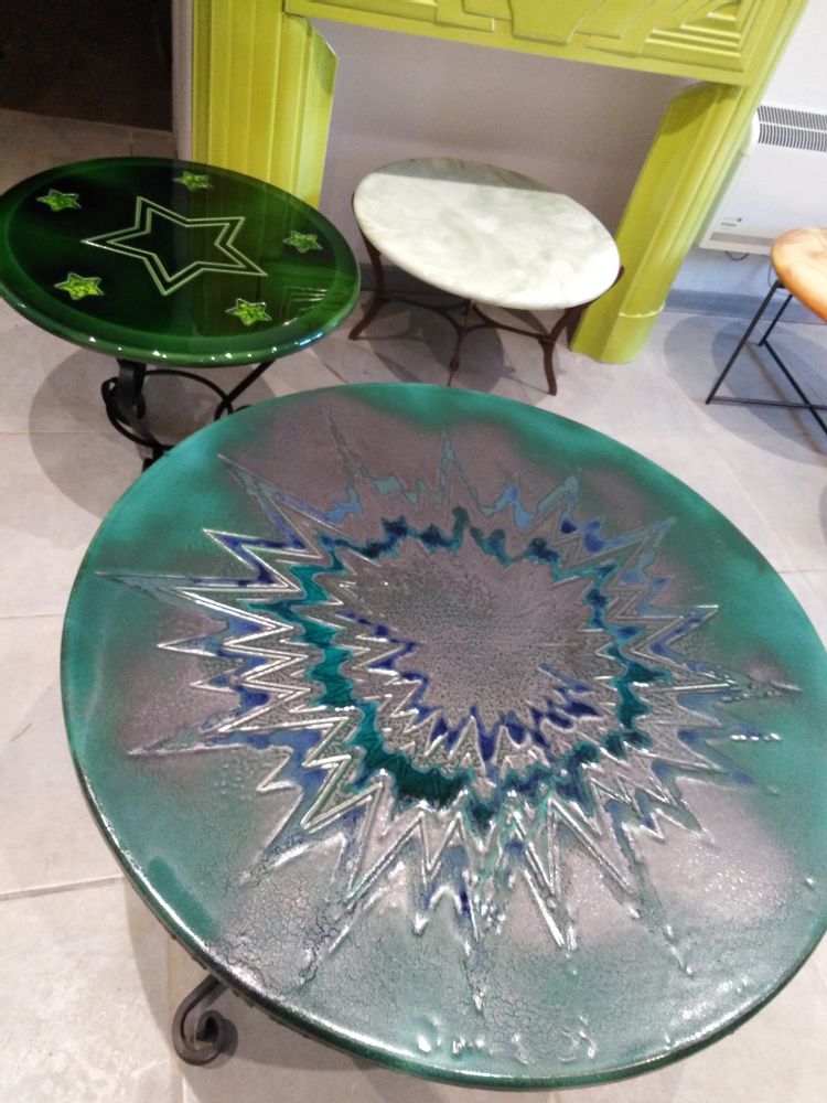 Tables basses - tables céramiques pour salon - DB-CERAMICS