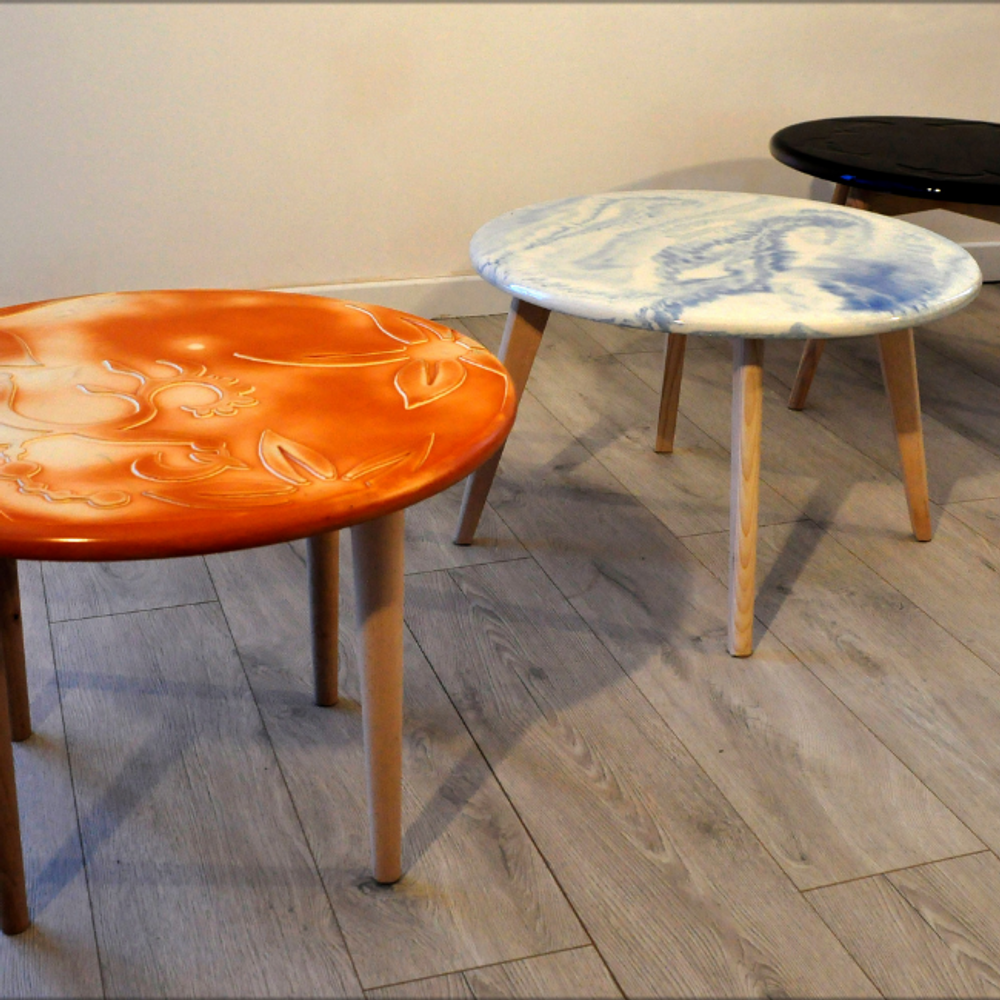 Tables basses - tables céramiques pour salon - DB-CERAMICS