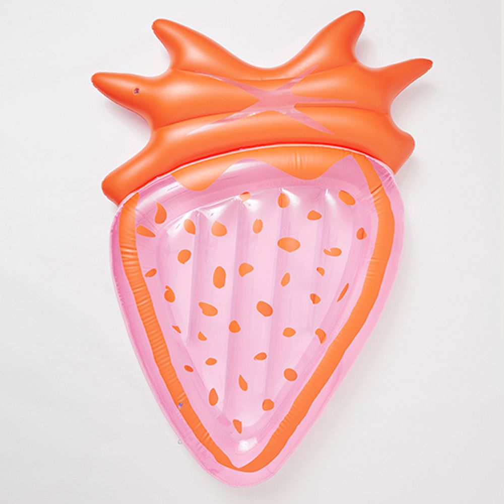 Outdoor decorative accessories - Luxe Lie-On Float Strawberry Pink Berry - SUNNYLIFE EUROPE LTD