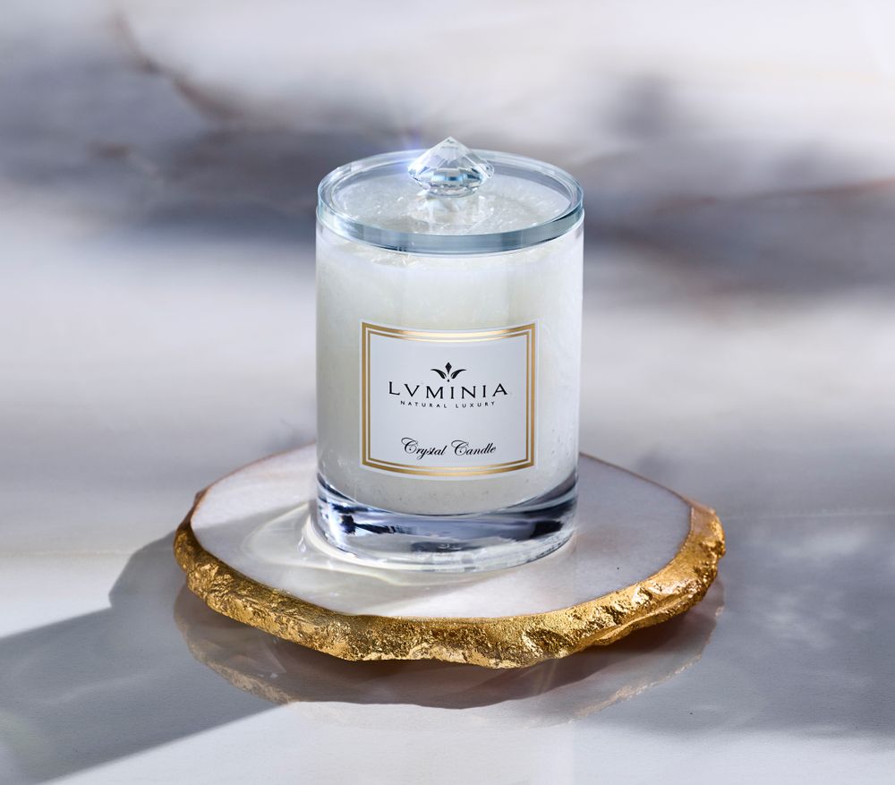 Gifts - Signature glittering candles in Bohemia Crystal - LUMINIA