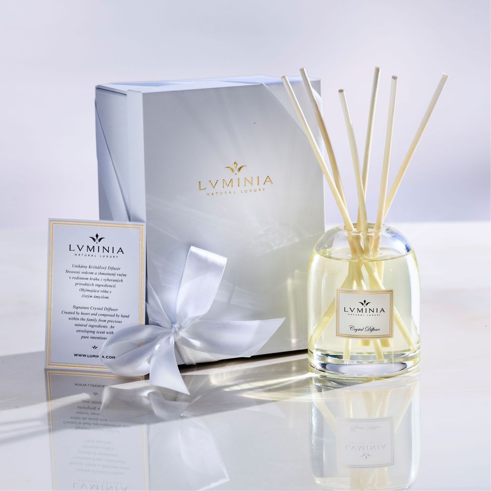 Gifts - Signature glittering candles in Bohemia Crystal - LUMINIA