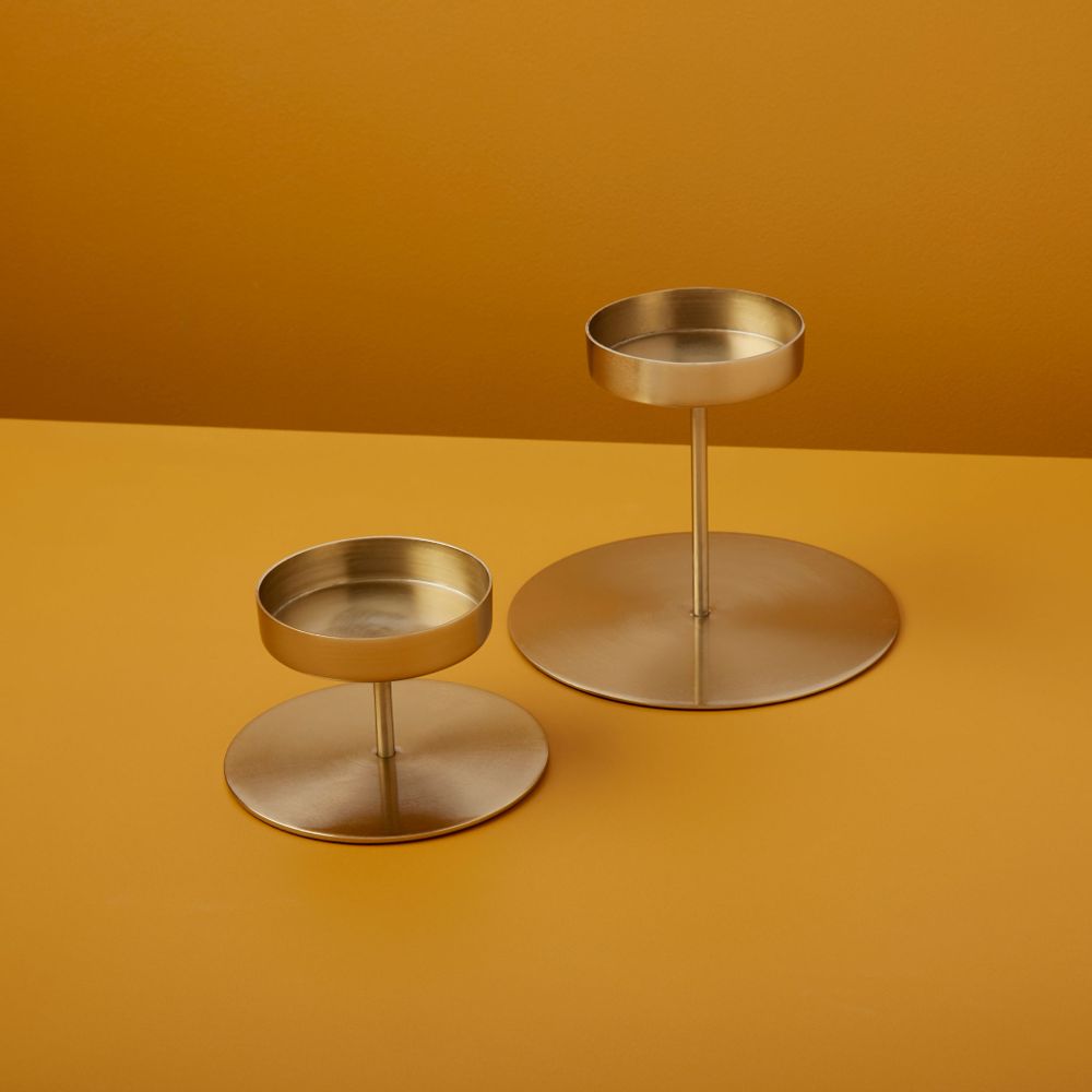 Objets de décoration - Bougeoirs dorés - BE HOME