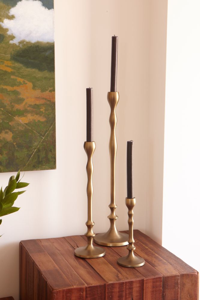 Objets de décoration - Bougeoirs Belsana Bronze - BE HOME