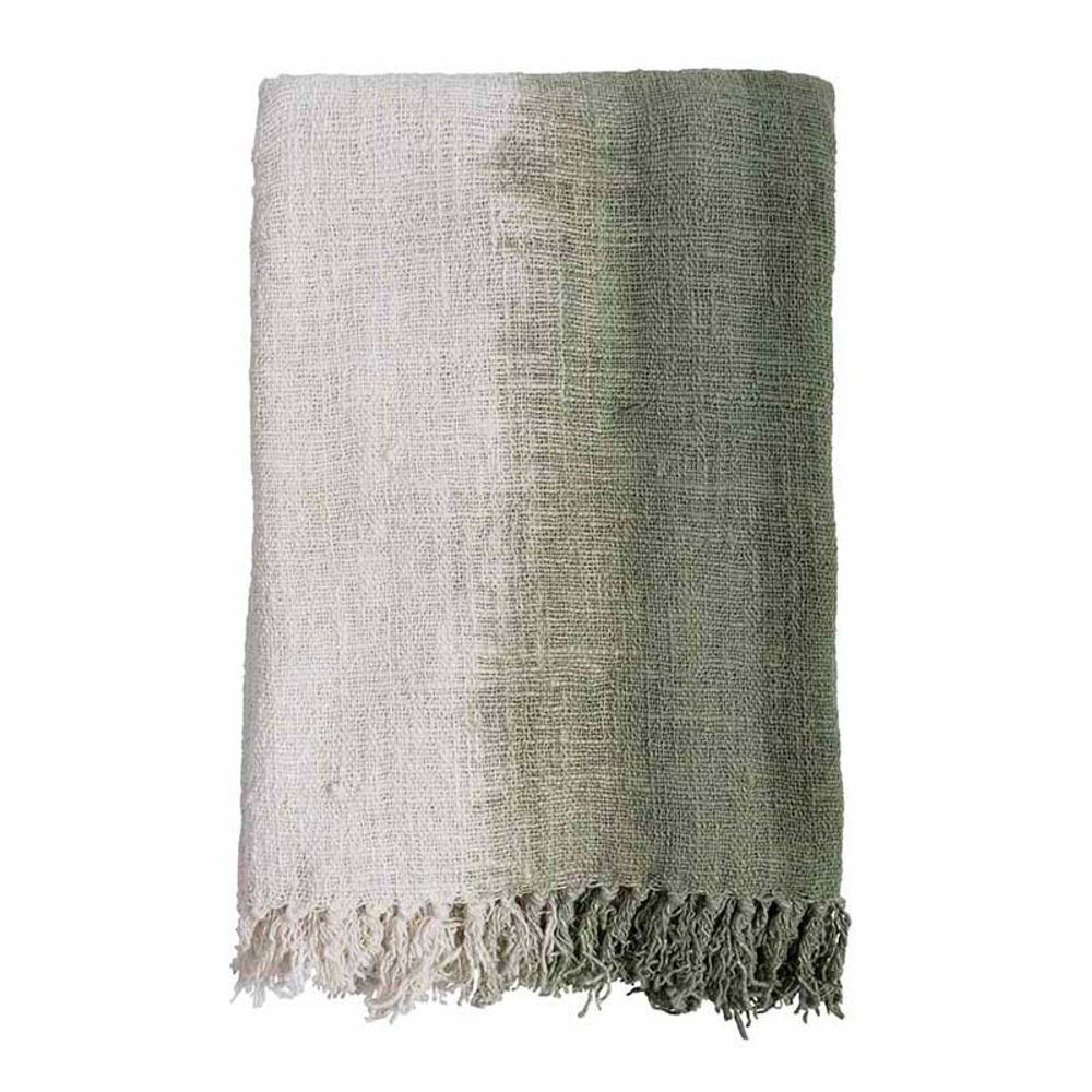 Plaids - Couvre-lit dégradé en coton usagé - ORIGINALHOME ECO DESIGN