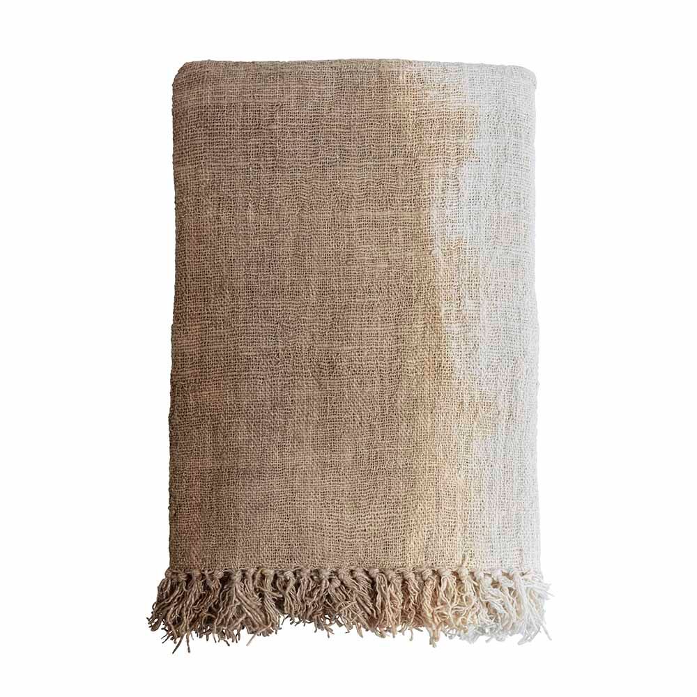 Plaids - Couvre-lit dégradé en coton usagé - ORIGINALHOME ECO DESIGN