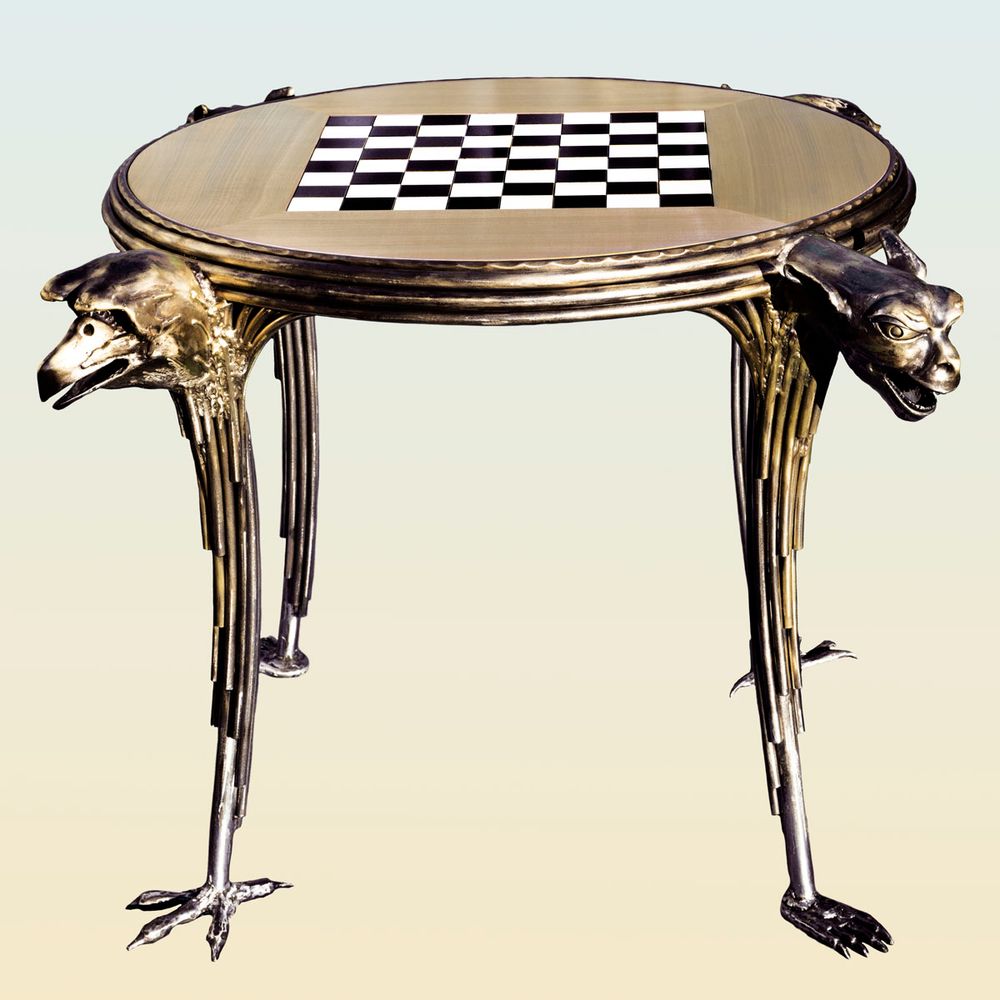Tables de jeux - TABLE ÉCHIQUIER « NOTRE DAME DE PARIS » - LE VALEGANT CREATION