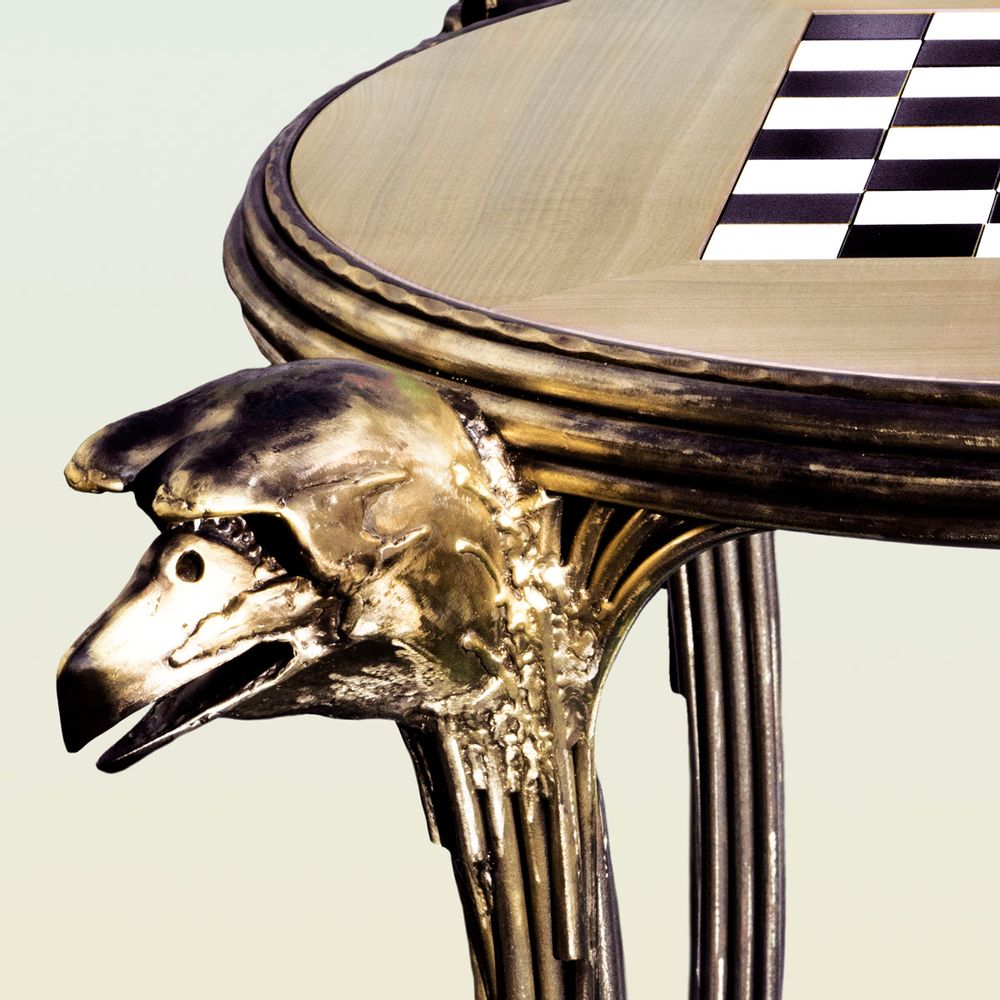 Tables de jeux - TABLE ÉCHIQUIER « NOTRE DAME DE PARIS » - LE VALEGANT CREATION