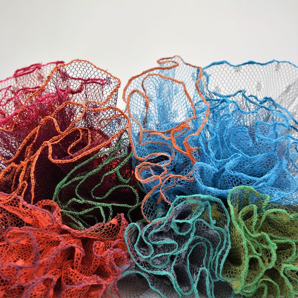 Bijoux - Manchettes plissés avec volants de tulle - MONIKA LINE-GOLZ