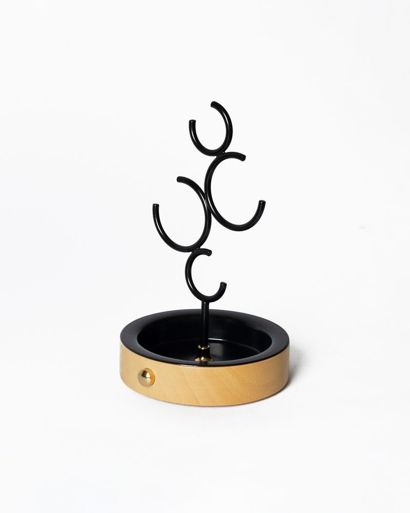 Jewelry - Hoop - Jewelry Holder & Organizer - Black - KITBOX DESIGN