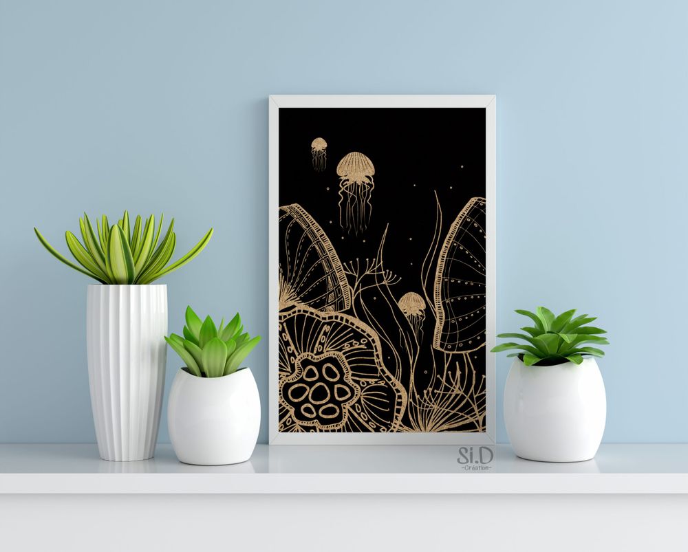 Affiches - Illustration - Graphisme : Méduse - SI.D