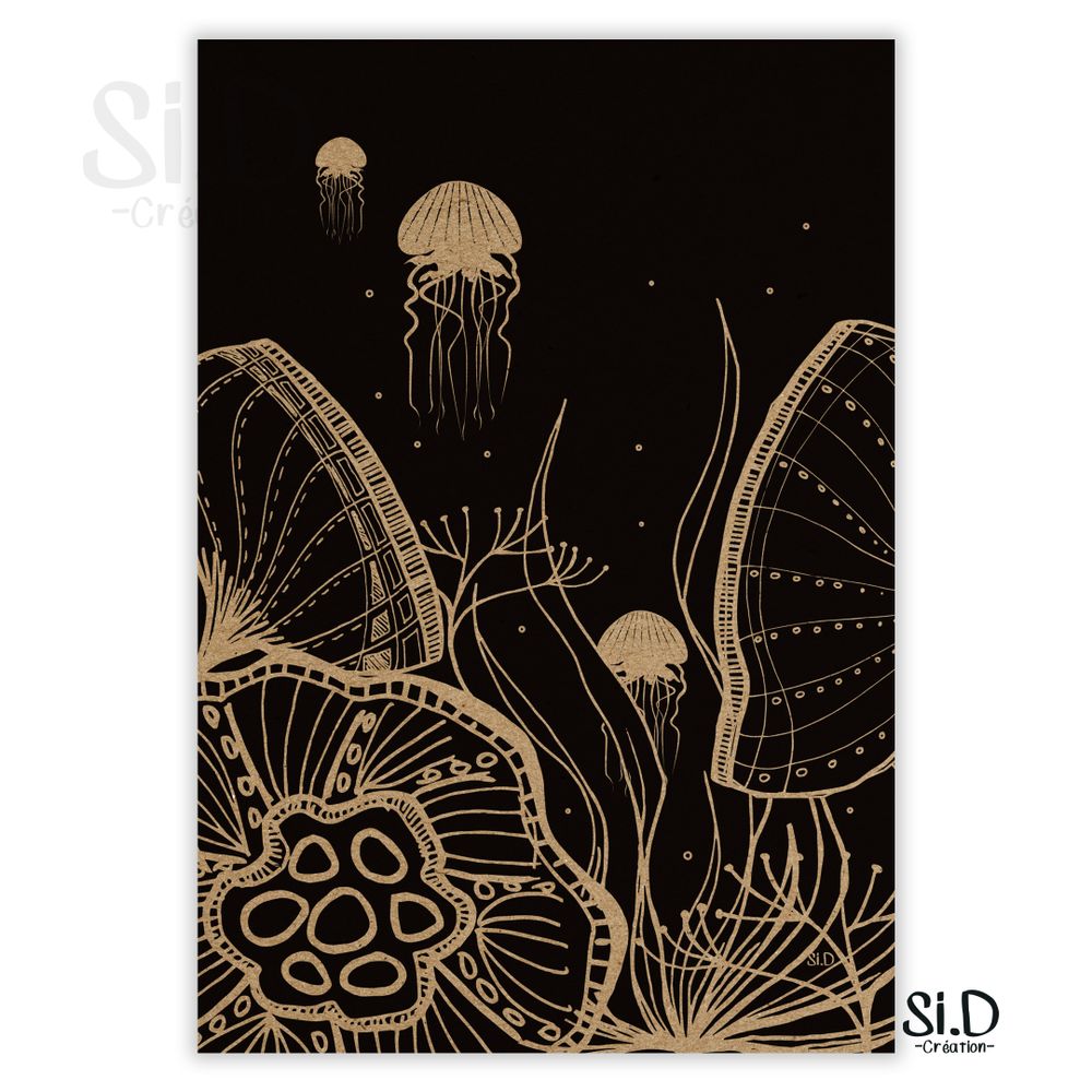 Affiches - Illustration - Graphisme : Méduse - SI.D