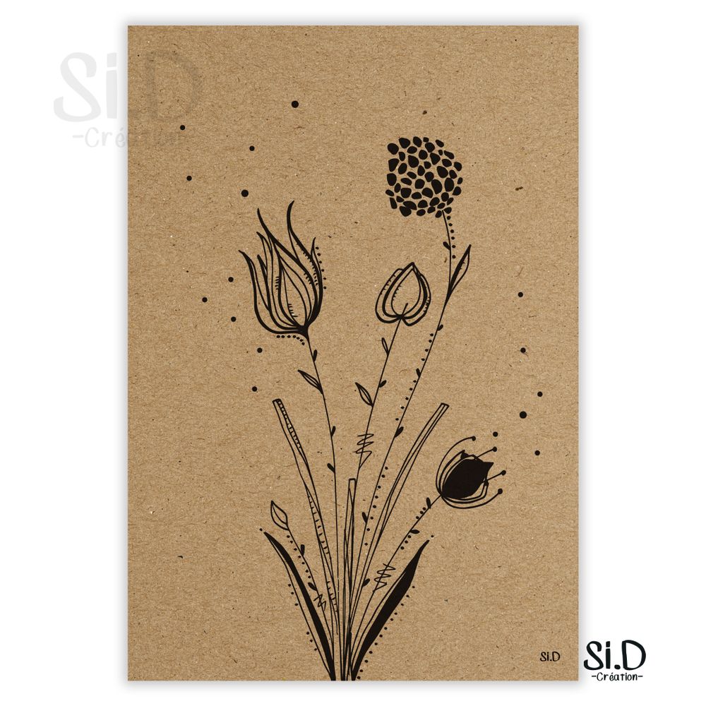 Affiches - Affiche : fleurs - SI.D