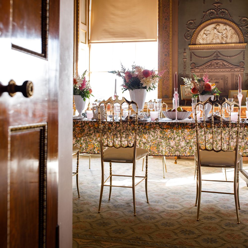 Table linen - MARBLE Linen Tablecloths & Napkins - SUMMERILL AND BISHOP