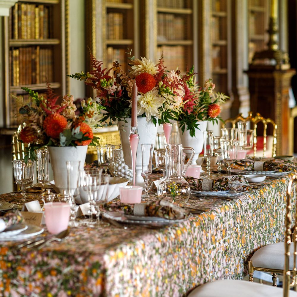 Table linen - MARBLE Linen Tablecloths & Napkins - SUMMERILL AND BISHOP