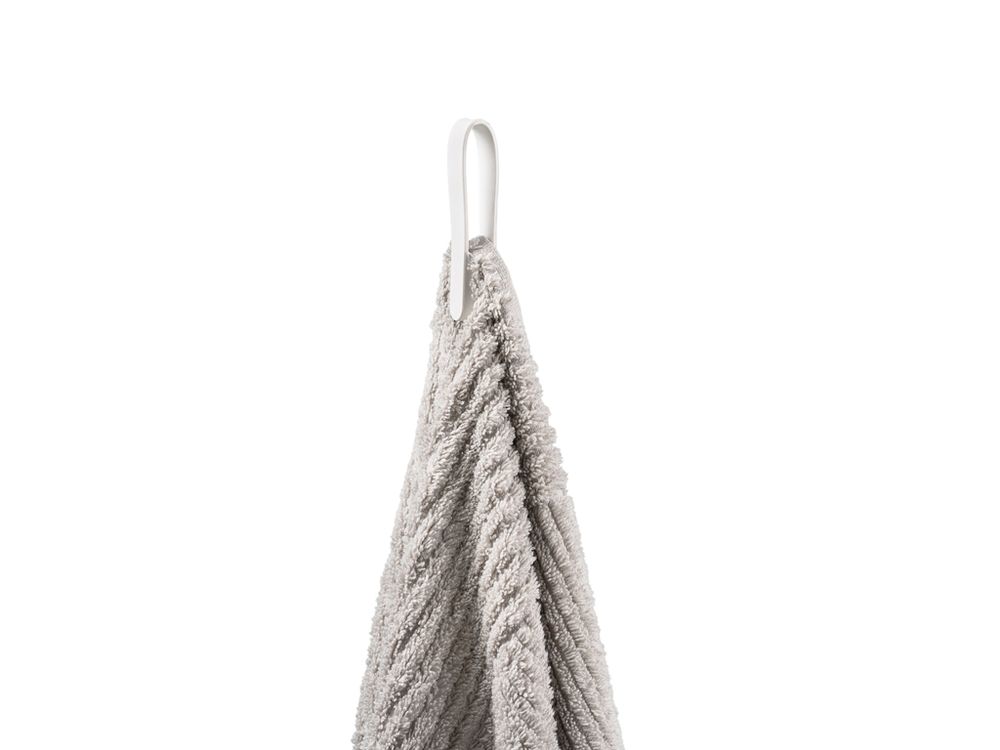 Towel racks - Magnetic towel holder with buckle, 9 cm, 2 pieces, white - ZONE DENMARK