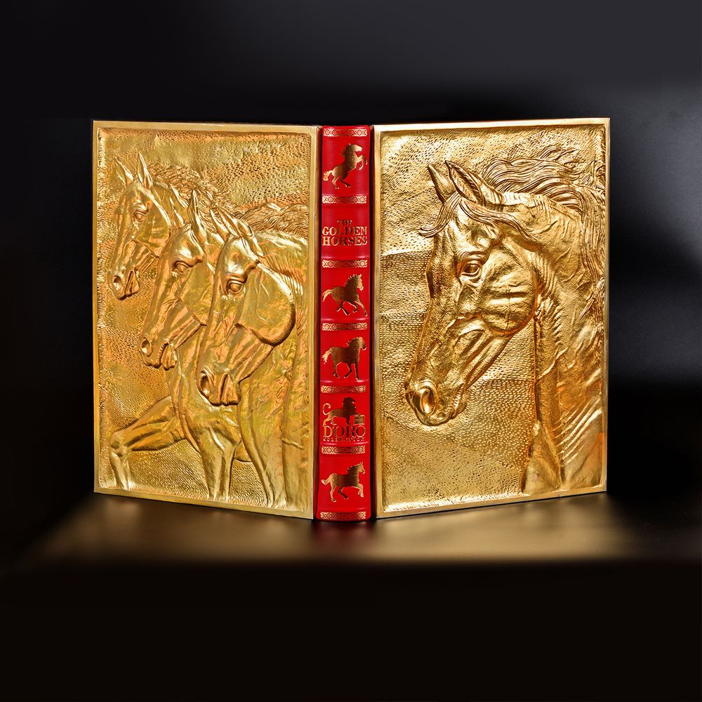 Objets de décoration - The Golden Horses : un hommage au monde équestre - D'ORO COLLECTION SRLS