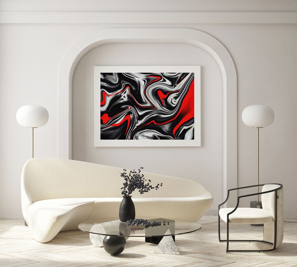 Poster - "New Order" - A3 Luxury, electro inspired Wall Decor - KIKI GUNN - PRINT WORKS