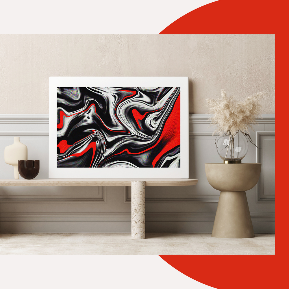 Poster - "New Order" - A3 Luxury, electro inspired Wall Decor - KIKI GUNN - PRINT WORKS