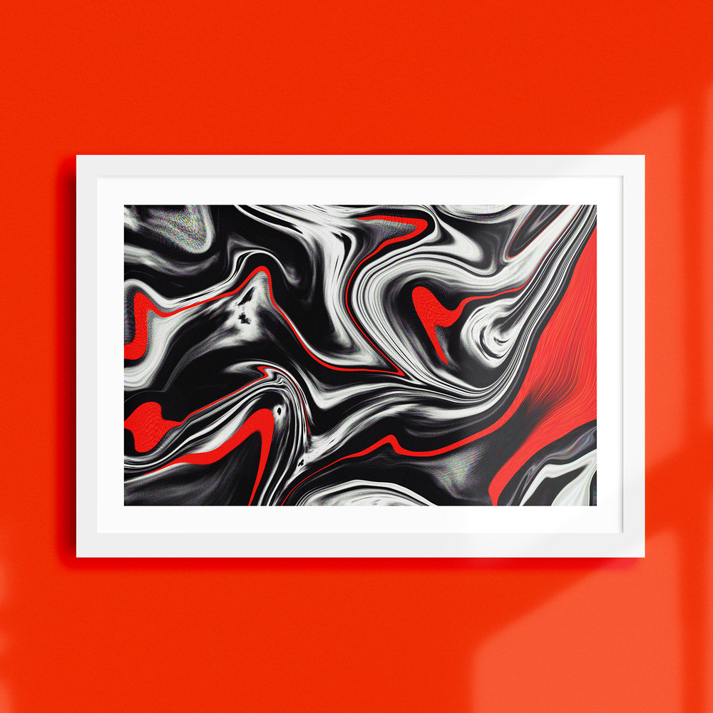 Poster - "New Order" - A3 Luxury, electro inspired Wall Decor - KIKI GUNN - PRINT WORKS