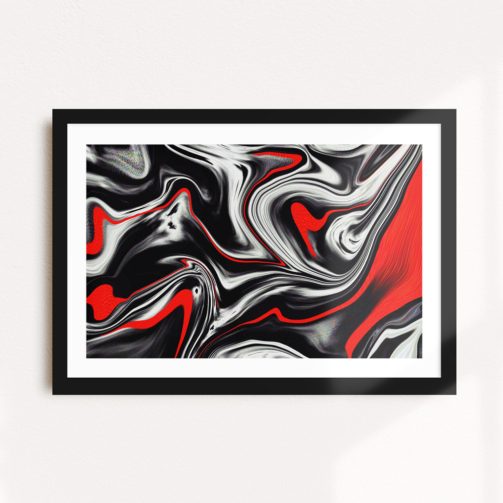 Poster - "New Order" - A3 Luxury, electro inspired Wall Decor - KIKI GUNN - PRINT WORKS