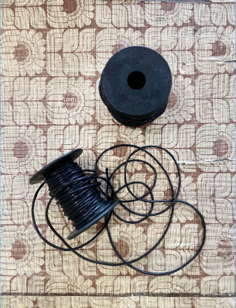 Decorative objects - Suspension tube//black lace - STRAIGHT collection - PCM CREATION