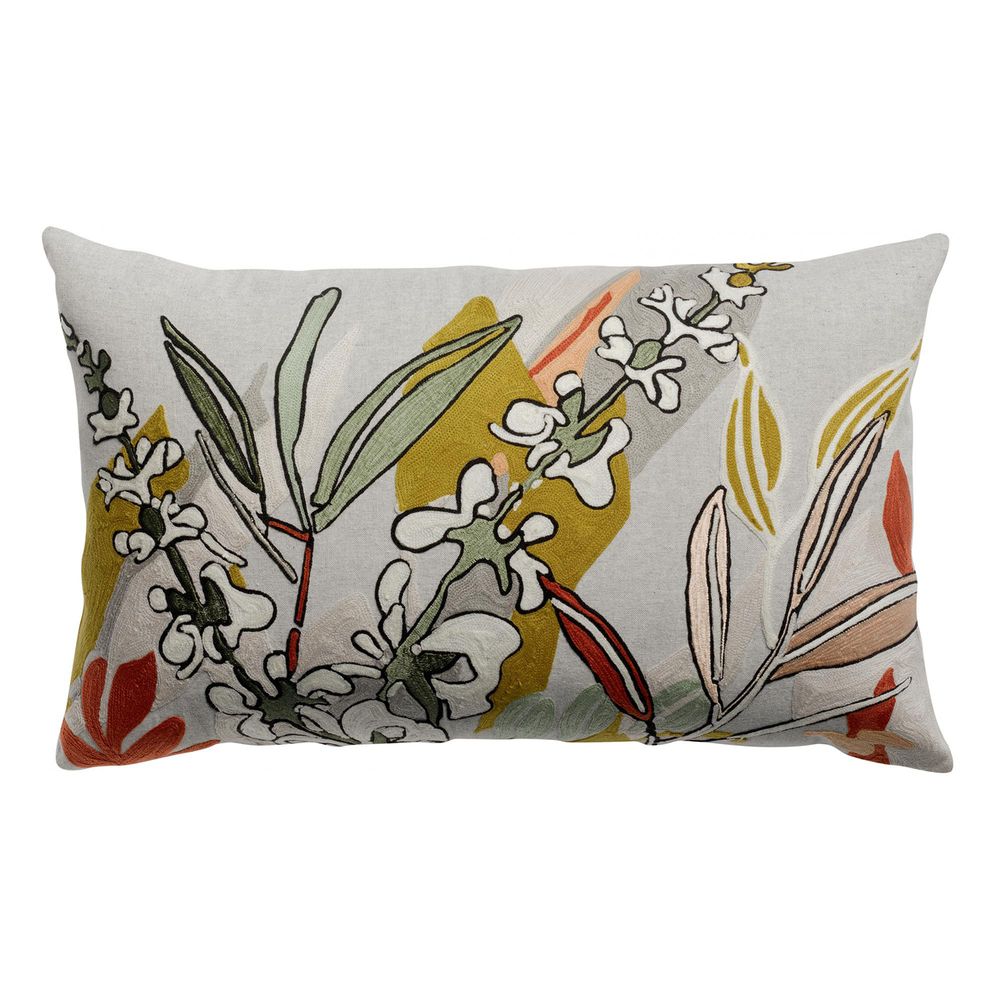 Fabric cushions - Embroidered cushions GINI & GINA - MAISON VIVARAISE - SDE VIVARAISE WINKLER