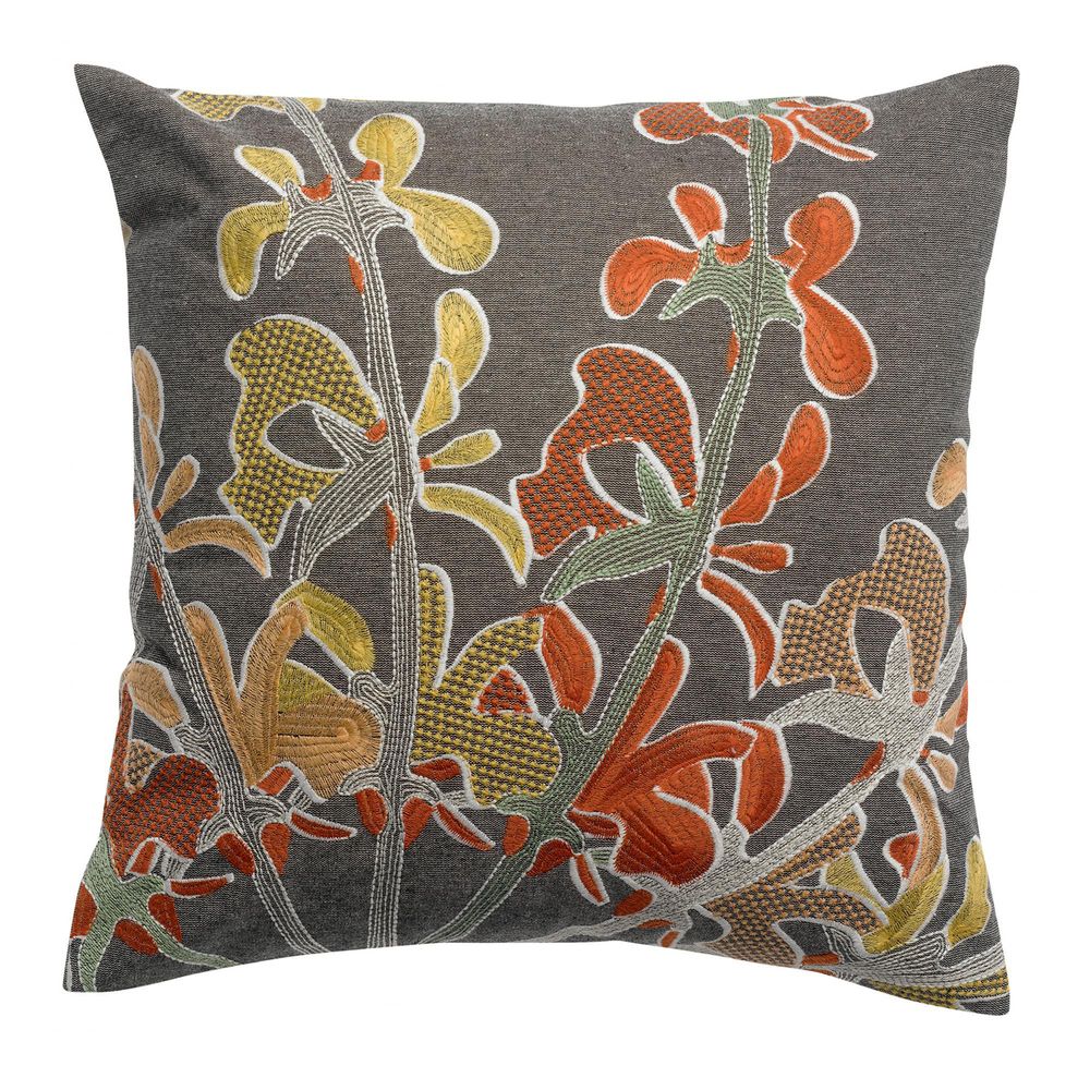 Fabric cushions - Embroidered cushions GINI & GINA - MAISON VIVARAISE - SDE VIVARAISE WINKLER