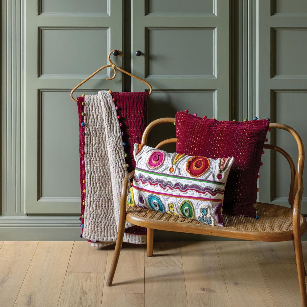 Coussins textile - Coussins brodés JOE - MAISON VIVARAISE - SDE VIVARAISE WINKLER