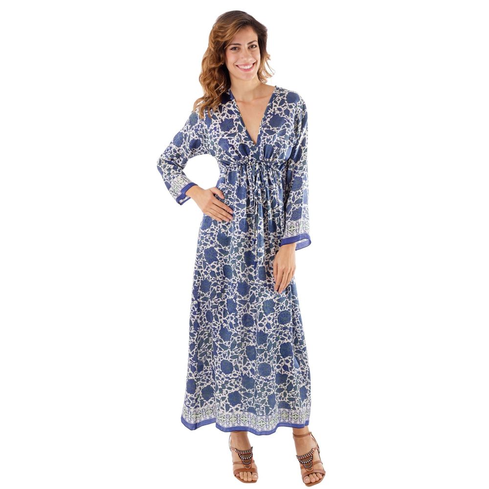 Apparel - silk long dress - MONDO E COLORI SNC