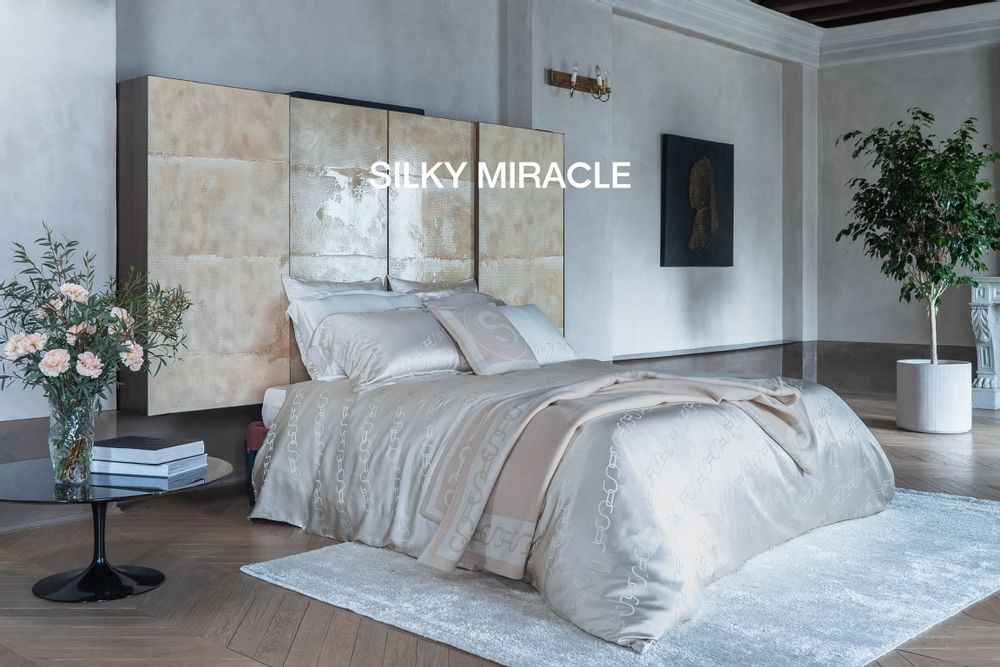 Bed linens - SILKY MIRACLE S Chains Collection Sheet Set - SILKY MIRACLE LIMITED