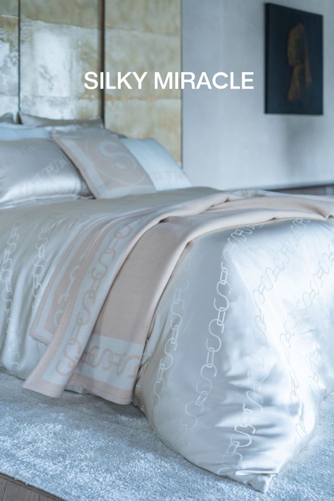 Bed linens - SILKY MIRACLE S Chains Collection Sheet Set - SILKY MIRACLE LIMITED