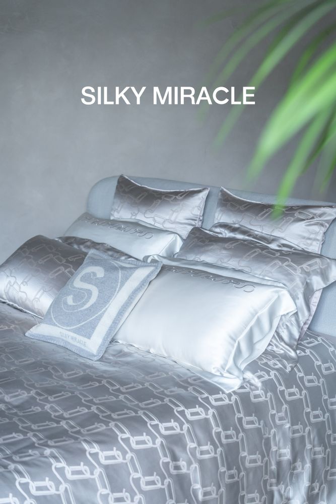 Bed linens - SILKY MIRACLE S Chains Collection Sheet Set - SILKY MIRACLE LIMITED